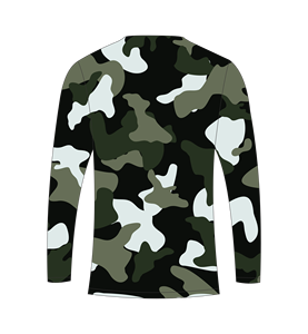 Men's Logo Camouflage Long Sleeve T Shirt <b>Camo</b> Print Crew Neck Tactical <b>Top</b> Outdoor Sportswear <b>Camo</b> Full Sleeve Tee - Product Image 2