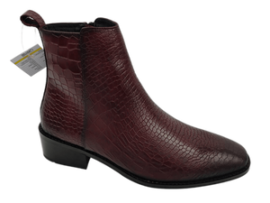 Botas Chelsea para Hombre, Altura al Tobillo, Punta Puntiaguda, Cuero Genuino, Sin Cordones, Suela de Goma Antideslizante, Estilo Otoñal - Product Image 1