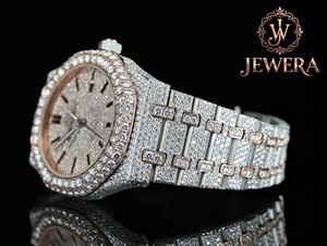 Reloj de Diamantes Moissanite Estilo Hip Hop con Personalización OEM ODM para Distribuidores e Importadores Globales Disponible para la Venta - Product Image 1