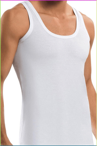 Sleeveless Muscle Tee Mens Fitness <b>Running</b> Gym Vests Stringer Tank Top Undershirt Breathable Sporty 100% Polyester Crew Neck - Product Image 4