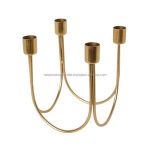 เชิงเทียนโลหะมีสไตล์ของตกแต่งโต๊ะแบบพรีเมี่ยมเหมาะสำหรับงานปาร์ตี้และงานอีเวนต์มีหลายขนาดและหลายดีไซน์ - Product Image 1