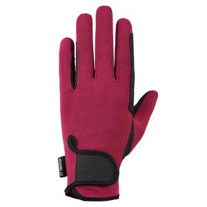 Guantes profesionales de equitación con diseño negro y gris, correa para la muñeca para un ajuste personalizado, parche con logo circular en la muñeca. - Product Image 3