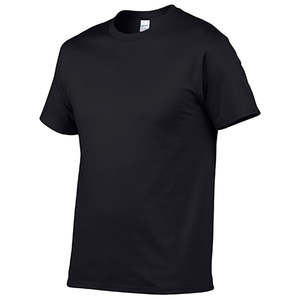 T-shirt à col roulé noir formel pour homme Crystal Sports de haute qualité, 180g polyester/coton, impression par transfert thermique, logo sur le devant - Product Image 5