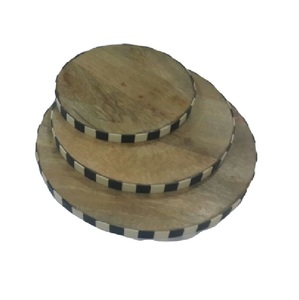 Tablas de Cortar de Madera Natural Sostenible, Material Ecológico, Tabla de Queso de Resina para Preparación de Comidas, Utensilios de Cocina de Madera, Tabla de Cortar - Product Image 3