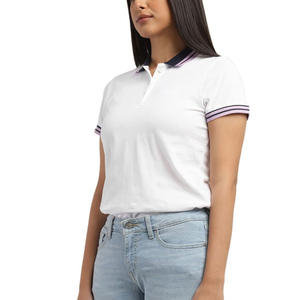 Wholesale <b>Women</b> <b>Polo</b> <b>Shirts</b> Slim Fit Casual Streetwear Soft Breathable Cotton Polyester Sustainable High Quality Fashion Apparel - Product Image 5