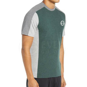 Meilleur prix T-shirt en coton 100% tricoté pour homme, col rond, nouvelle arrivée 2024, séchage rapide, respirant, décontracté - Product Image 3