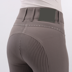 Pantalon d'équitation extensible 4 directions de haute qualité, leggings, collants, vêtements d'équitation, tissu technique, toucher doux, respectueux de l'environnement - Product Image 5