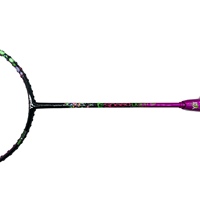 Raqueta de Bádminton Lining Wind Storm con Cubierta de PU Suave y Dura, Eje de Carbono Y3 Speed Light 2200 BM 85g 68.5cm