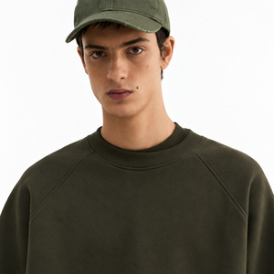 Sudadera de alta calidad premium para hombre, sudadera bordada con cuello redondo, sudadera lisa con cuello redondo, sudaderas con capucha de algodón, sudadera extragrande para hombre - Product Image 6