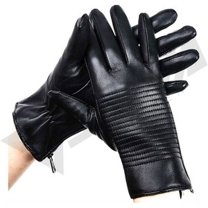 Gants d'hiver unisexes de qualité supérieure en promotion, super chauds, au meilleur style, en cuir. - Product Image 1