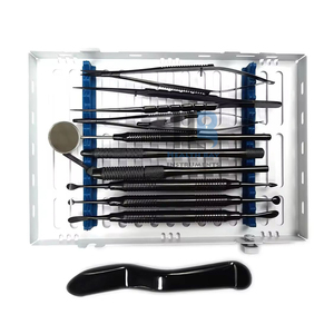 Kit de Cirugía Dental de 10 Piezas, Juego de Instrumentos Dentales Profesionales de Acero Inoxidable para Cirugía Oral, Extracción y Procedimientos de Implantes - Product Image 3