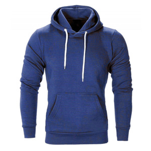 Sweat-shirt à capuche pour homme, en tricot d'hiver, fermeture éclair sur le devant, tissu respirant et écologique, coupe classique, manches longues, impression de logo personnalisée - Product Image 2