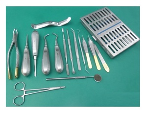 Ensemble d'instruments dentaires oraux de base, 15 pièces, acier inoxydable de haute qualité, qualité médicale, certifié CE - Product Image 1