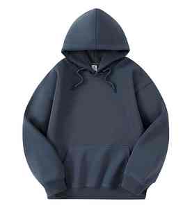 Sudadera con Capucha Extra Grande, Transpirable, Bordada, de Invierno, en Color Dorado, Tipo Visón, de Poliéster/Algodón Grueso de 400g, OEM - Product Image 4