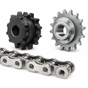 Pignon de chaîne à rouleaux 10 dents en acier, norme ISO, pas de 12,7 mm, alésage de 20 mm pour usine de fabrication, personnalisable OEM - Product Image 4