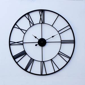 Minimal Black Metal Diamond Frame <b>Wall</b> <b>Clock</b> with Gold Hands for Modern Office Living Room - Product Image 5