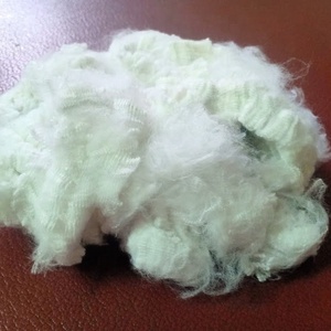 เส้นใยโพลีเอสเตอร์1.4D38SD แห้งสนิทคุณภาพสูงสีขาวผู้ผลิต vikohasan เกรดหนึ่งและใยมาตรฐาน GRS สำหรับการปั่น - Product Image 3