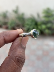 Natural <b>Moss</b> <b>Agate</b> Handmade 925 Sterling Silver Eco-friendly Vintage Classic Cut Women Girls <b>Ring</b> Gift Wholesale Jewelry - Product Image 2