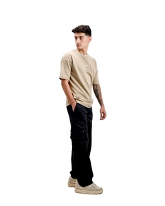 O-Neck Men's 100% Cotton Plus Size <b>T</b>-<b>Shirt</b> 230GSM High Quality Custom Digital Printing Logo Quick Dry Long <b>Oversized</b> <b>Plain</b> - Product Image 5