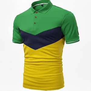 Polo de Estilo Urbano para Hombre, Manga Corta, Transpirable, Mezcla de Algodón, Informal, Verano, Moda Urbana - Product Image 4