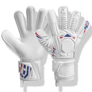 Gants de gardien de but de football professionnels de qualité supérieure, en PU, hybrides, avec une excellente adhérence, fermeture à enfiler, protection des doigts - Product Image 3