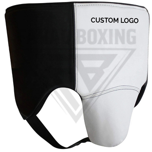 Plain White Black Color Best Quality Cow Hide Leather <b>MMA</b> Fighting Wear Good Selling New Arrival Men Boxing Wear <b>Groin</b> <b>Guards</b> - Product Image 5