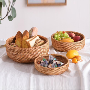 Latest Premium Quality Rattan <b>Basket</b> <b>For</b> Pantry <b>Bathroom</b> And Laundry <b>Storage</b> Durable Handmade Rattan <b>Basket</b> With Flexible Design - Product Image 1