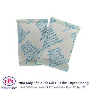Argile déshydratante activée à 25 % d'absorption, d'origine minérale naturelle, contrôle de l'humidité du Vietnam, 30/40/50g, emballage en tissu bleu - Product Image 2