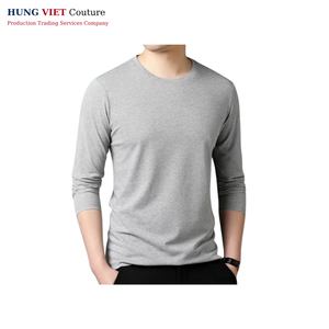 เสื้อยืดแขนยาวลำลองผ้าฝ้าย unisex 160gsm ผลิต - Product Image 5