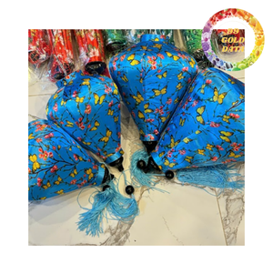Lanternes en soie et en papier de couleur personnalisée, de formes variées, pour la décoration de mariages, de fêtes, de festivals et d'événements - Product Image 3