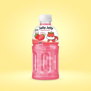 Proveedor Mayorista de Vietnam, Bebida de Jugo Nata De Coco JollyJolly, Botella PET de 320 ml, Frutas Tropicales: Melón, Fresa, Piña, Uvas - Product Image 3