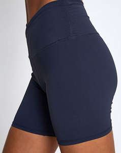 2026 Wholesale High Waist <b>Seamless</b> Knitted Yoga <b>Shorts</b> Solid Color Breathable Elastic Waist Sporty Fit Women's <b>Shorts</b> - Product Image 3