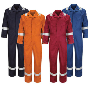Safety Coverall for <b>Construction</b> Custom Fireproof Work Uniform Labour Staff <b>Overall</b> - Product Image 5