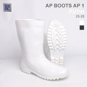AP <b>Boots</b> AP 1 Putih-<b>Waterproof</b> PVC Safety <b>Boots</b> High Durability Rubber Shoes - Product Image 1