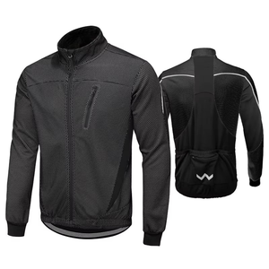 Maillots de Ciclismo Unisex de Manga Larga, 100% Poliéster, Antibacterianos, Transpirables, con Logotipo y Colores Personalizados de Fabricante Profesional - Product Image 1