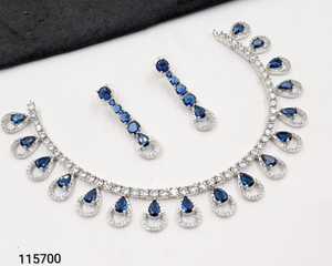 Fancy Collection High Quality SILVER Plated Kundan Pearl Necklace Earring <b>Set</b> Latest Designed Women's Wedding Jewelry Classic - Product Image 1