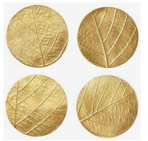 Ensemble de sous-verres en métal design fantaisie avec finition antique pour hôtel, restaurant et décoration de table à domicile - Product Image 5