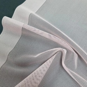 Tela de encaje de tul de 23 cm, spandex/nailon, color personalizado, ligera y elástica para ropa interior, vestidos, bodas y prendas de vestir. - Product Image 4