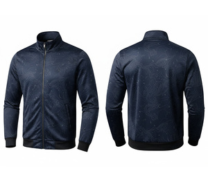 Veste à fermeture éclair intégrale en sublimation, design streetwear personnalisé, chaude, respirante, séchage rapide |   Tailles Hommes Femmes Jeunes |   Veste d'entraînement - Product Image 1