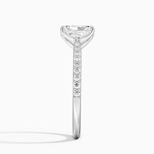 Anillo BOJ 064 con Corte Radiante, Plata 925, Anillo de Diamantes Elodie Catedral, 2ct, Color D, VVS1, Moissanita, Certificado GRA, Precio Bajo, Gran Oferta - Product Image 3
