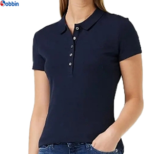 Chemises polo pour femmes, vente chaude, style décontracté d'été, chemises à manches courtes de couleur unie pour femmes, logo personnalisé, respirantes, meilleur jersey tricoté - Product Image 6