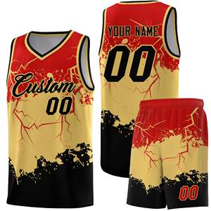 Uniformes de Baloncesto Personalizados al por Mayor, Nuevo Diseño Sublimado, Ropa Deportiva de Verano, Uniformes de Baloncesto Estampados Nuevos al por Mayor - Product Image 1