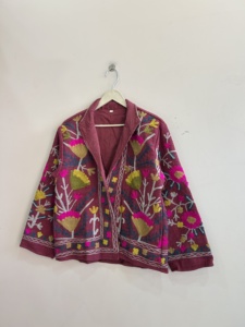 Lot en gros de vestes brodées Suzani en coton TNT, veste ethnique traditionnelle indienne - Product Image 4