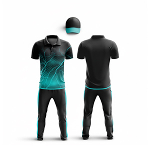 Custom Team Sublimation <b>Cricket</b> <b>Kit</b> Manufacturer | Men Women Youth <b>Cricket</b> Wears Polo Shirt and Trouser <b>Full</b> Team Outfit - Product Image 2