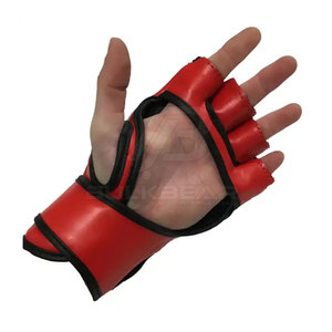 Gants de MMA en cuir de qualité supérieure pour l'entraînement et le sparring, design durable, forte adhérence, antidérapants, imperméables, ajustement confortable pour - Product Image 6
