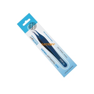 Pinzas para Trasplante Capilar Fue, Acero Inoxidable, Puntas de 0.15mm, Alta Calidad, Certificación CE, Manuales, Satinsky - Product Image 3