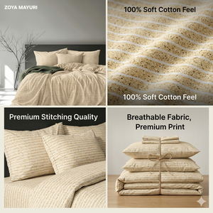 Juego de Ropa de Cama Premium de Tamaño Twin, Sábanas Planas y Ajustables, Fundas de Almohada, Relleno de Poliéster, 400 Hilos, Diseño Floral Moderno, Lavado - Product Image 2