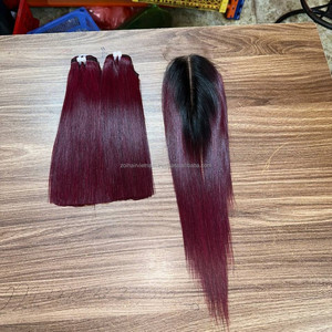Extensiones de cabello humano virgen vietnamita a precio económico, lisas y rectas, con encaje frontal, pelucas de cabello humano. - Product Image 1