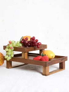 Unicorn Handicrafts Handmade Wooden Serving <b>Tray</b> <b>with</b> <b>Handles</b> for Coffee <b>Tea</b> Breakfast Snacks Food Dining Home Restaurant - Product Image 3