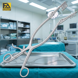 เครื่องมือผ่าตัดแบบแมนนวล Najmmy Beckman Retractor ผลิตจากสแตนเลสสตีล ได้รับการรับรองมาตรฐาน CE ISO สำหรับการผ่าตัดทั่วไป - Product Image 4